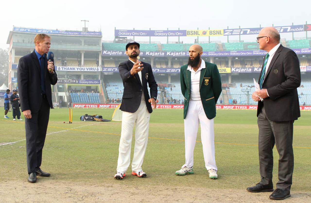 Virat Kohli won his fourth consecutive toss of the series, and chose to bat in tricky morning conditions&nbsp;&nbsp;&bull;&nbsp;&nbsp;BCCI