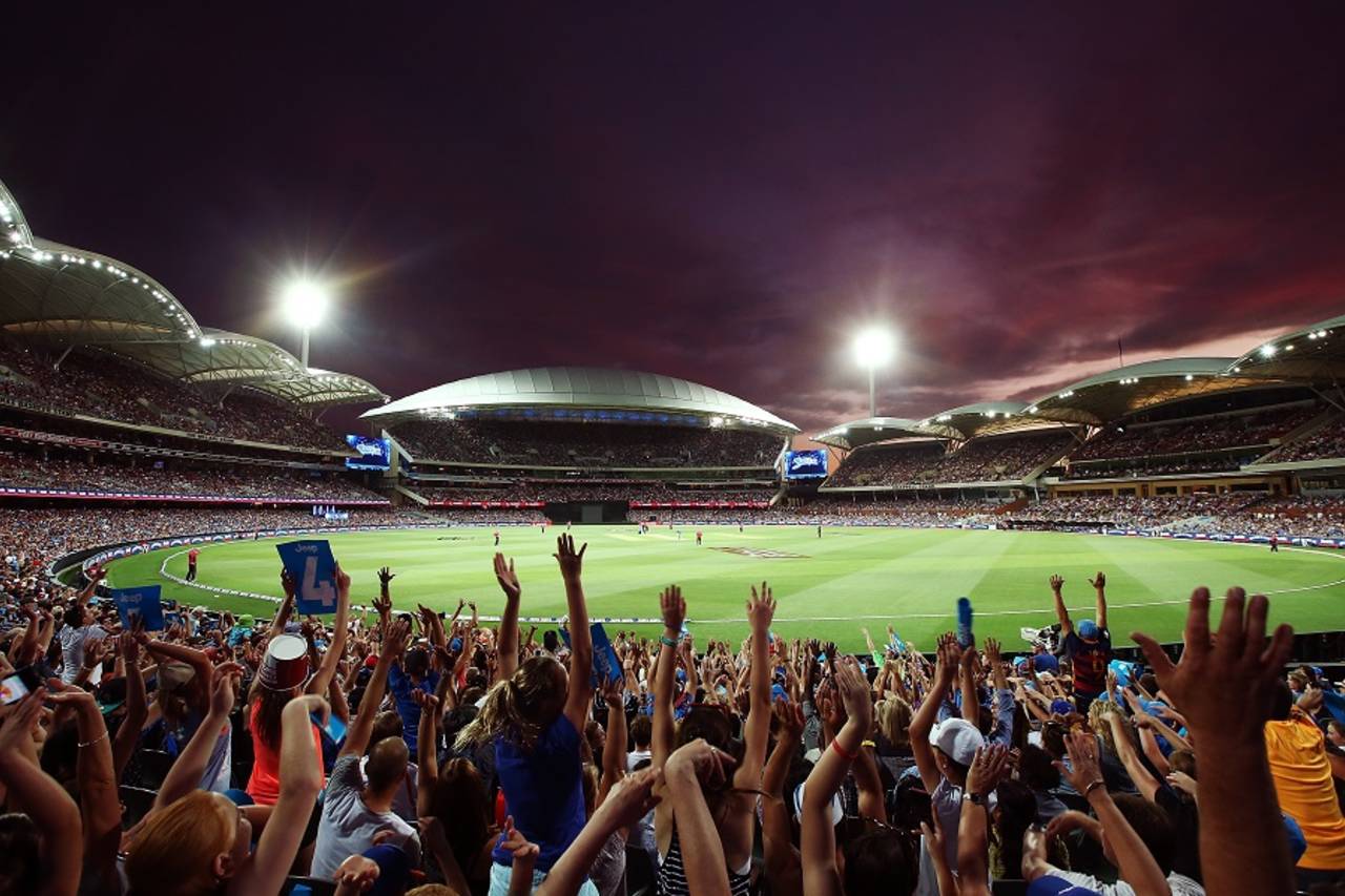 A bumper crowd of 46,389 people came to Adelaide Oval on New Year's Eve&nbsp;&nbsp;&bull;&nbsp;&nbsp;Getty Images