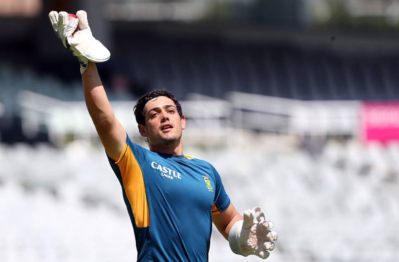 Quinton de Kock suffered a freak knee injury at home on the eve of the third Test&nbsp;&nbsp;&bull;&nbsp;&nbsp;Gallo Images