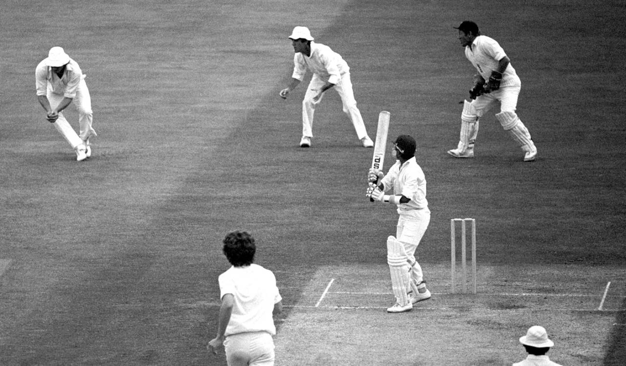 Attack comes at a price: Chetan Chauhan is caught at slip for 6 in the first innings at The Oval in 1979. He made up by batting for over five hours for 80 in the second innings&nbsp;&nbsp;&bull;&nbsp;&nbsp;PA Photos
