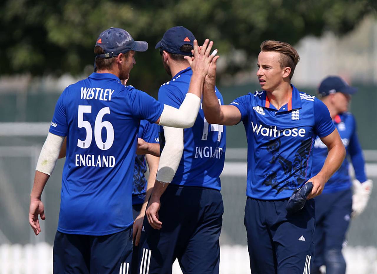 Tom Curran picked up 3 for 29 for England Lions, Pakistan A v England Lions, 1st one-dayer, Dubai, January 20, 2016