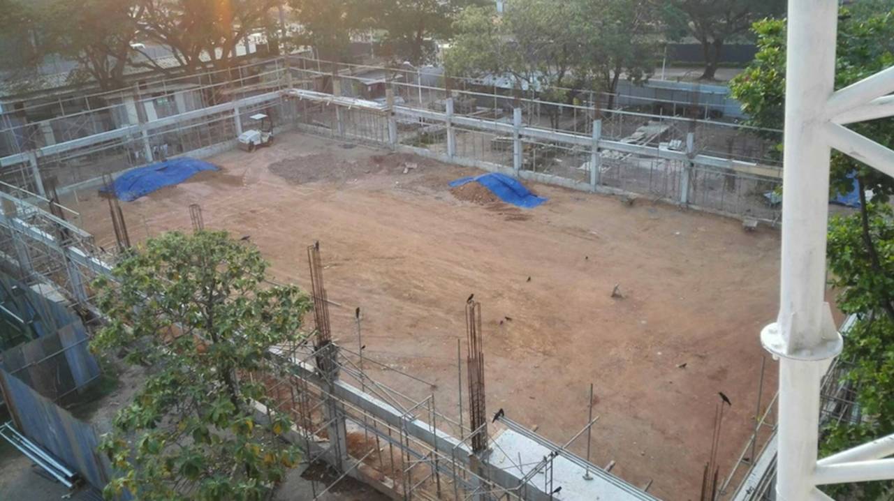 Construction of the indoor facility at the Khettarama has been suspended&nbsp;&nbsp;&bull;&nbsp;&nbsp;Sri Lanka Cricket