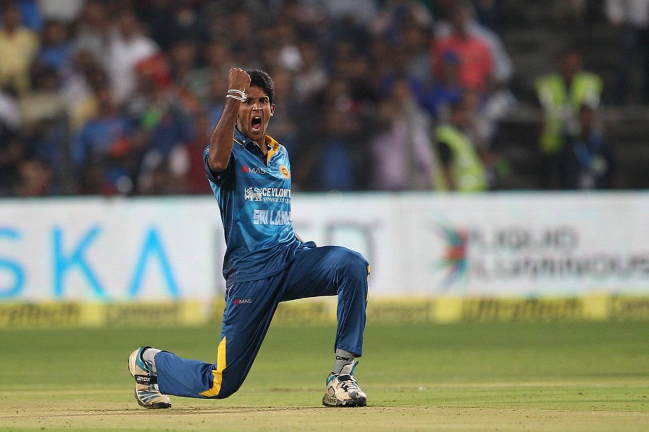 Kasun Rajitha had taken 3 for 29 on his international debut in February&nbsp;&nbsp;&bull;&nbsp;&nbsp;BCCI