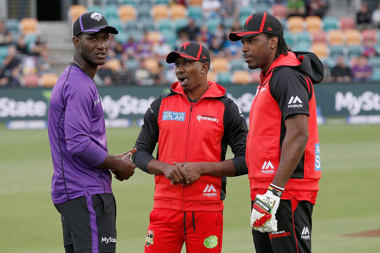 This is likely to be the last World T20 for Darren Sammy, Dwayne Bravo and Chris Gayle&nbsp;&nbsp;&bull;&nbsp;&nbsp;Getty Images