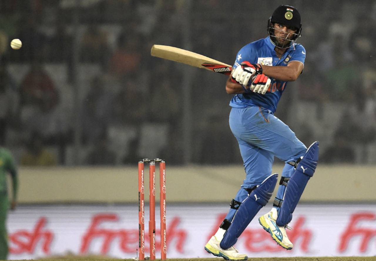 Yuvraj Singh made 35 off 18 balls against Sri Lanka&nbsp;&nbsp;&bull;&nbsp;&nbsp;AFP