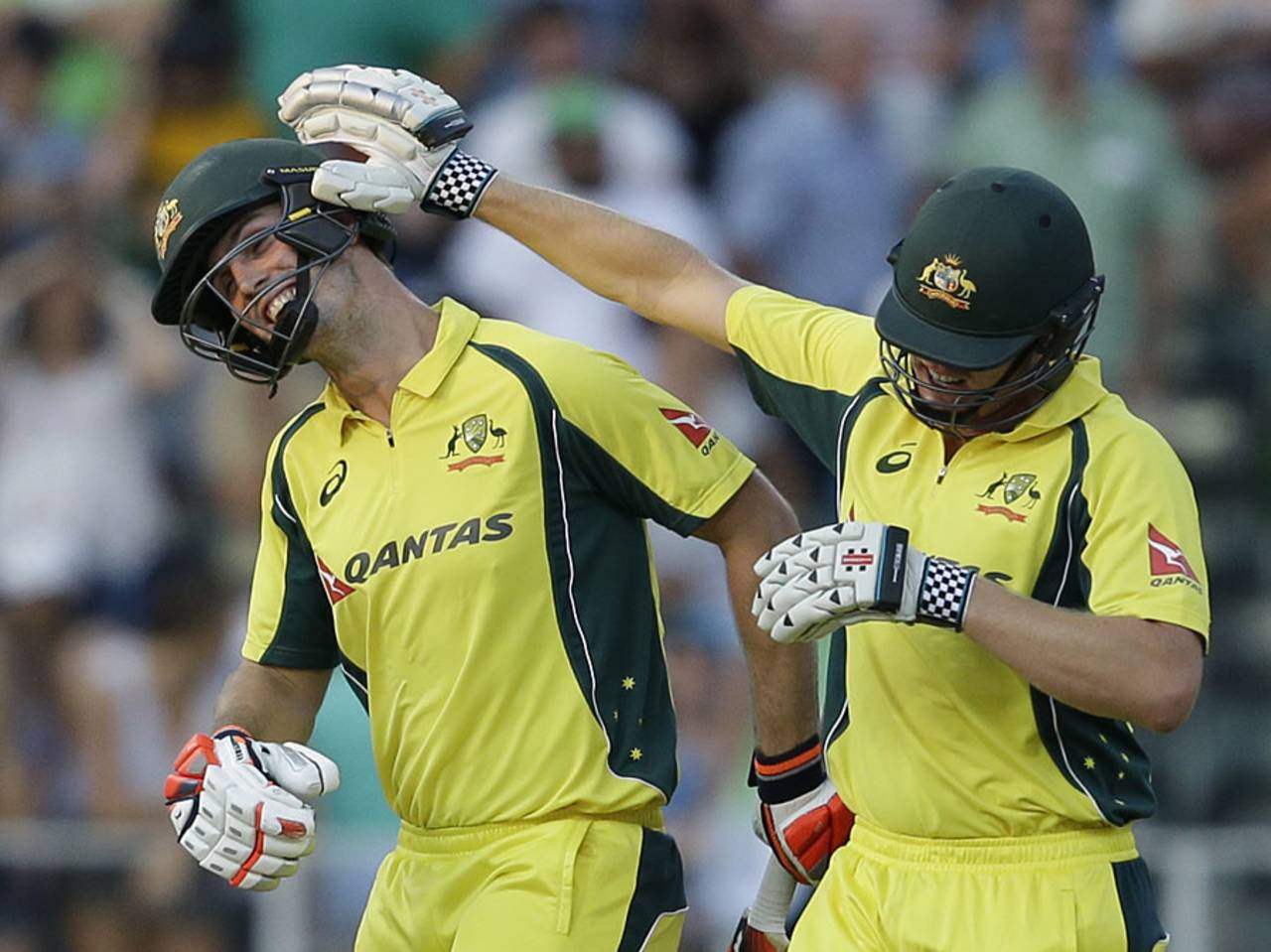 Had Mitchell Marsh not taken two needed off the final ball at the Wanderers, the efforts of Warner and Maxwell would have been wasted&nbsp;&nbsp;&bull;&nbsp;&nbsp;Associated Press