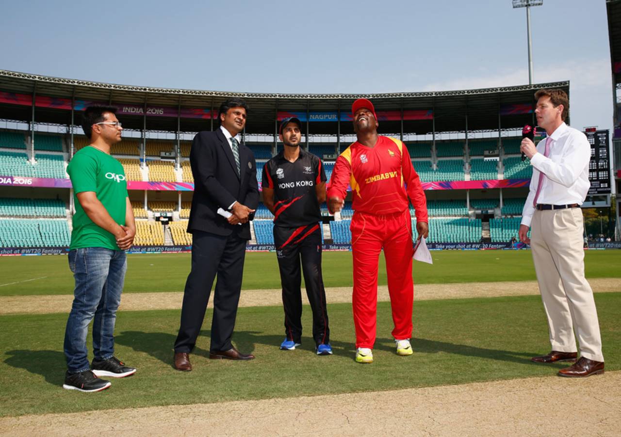 Hong Kong captain Tanwir Afzal won the toss and opted to bowl on a dry, cracked Nagpur surface in the World Twenty20 opener&nbsp;&nbsp;&bull;&nbsp;&nbsp;International Cricket Council