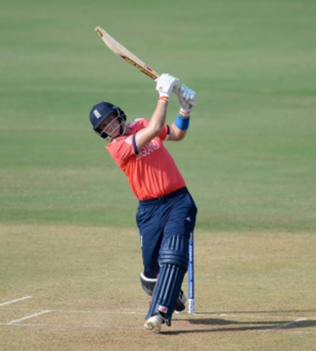 Joe Root hits down the ground, England v Mumbai Cricket Association XI, World T20 warm-ups, Mumbai, March 14, 2016