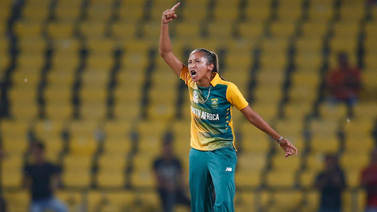 File photo - Shabnim Ismail gave away only 14 runs in nine overs and took three wickets&nbsp;&nbsp;&bull;&nbsp;&nbsp;Christopher Lee/ICC/Getty Images