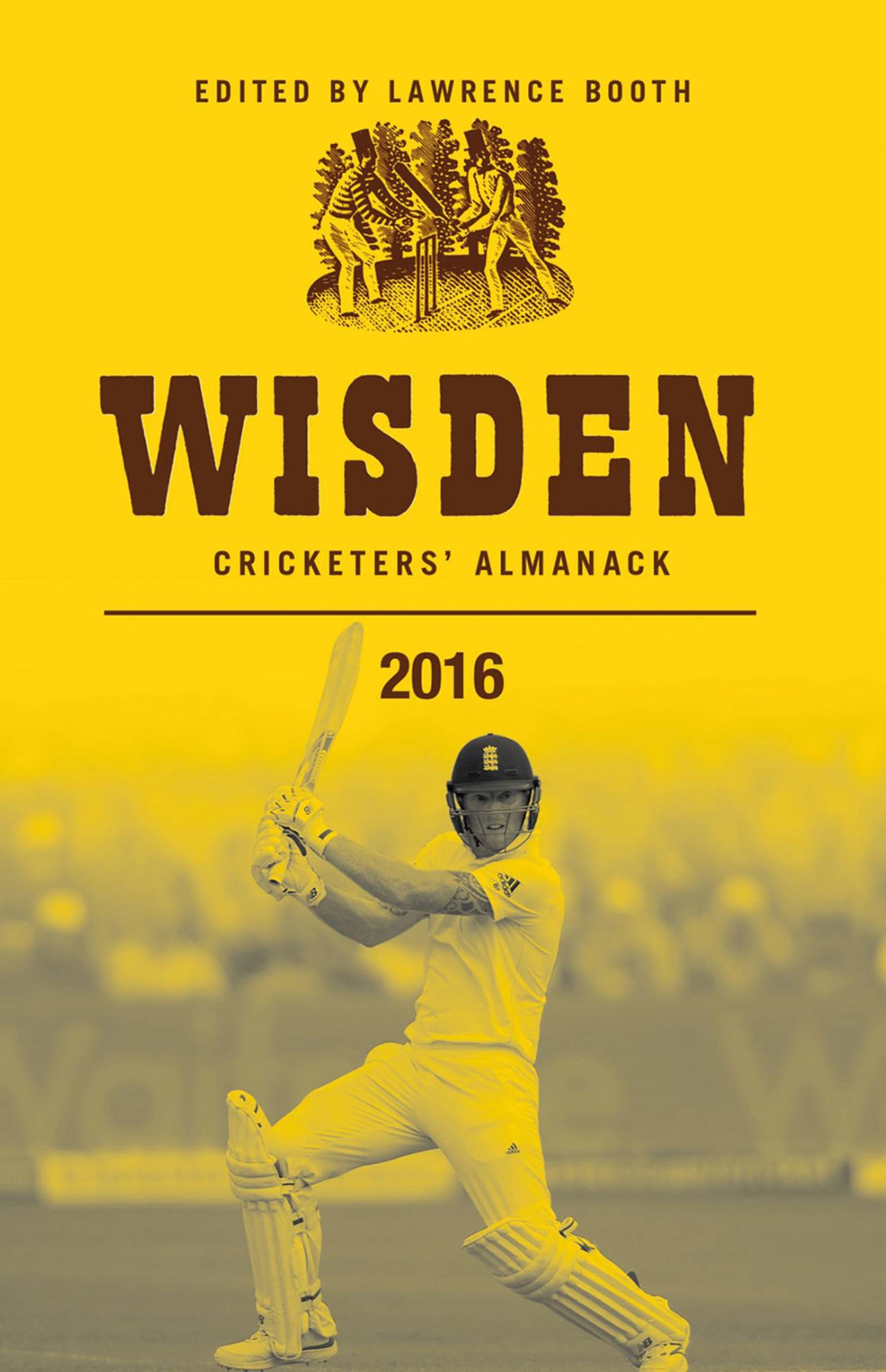 The cover of the 2016 Wisden Cricketers' Almanack