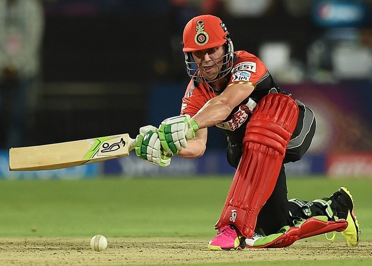 AB de Villiers: 'If you go on the park and you're 90%, you might be out for longer anyway. It doesn't make sense'&nbsp;&nbsp;&bull;&nbsp;&nbsp;AFP