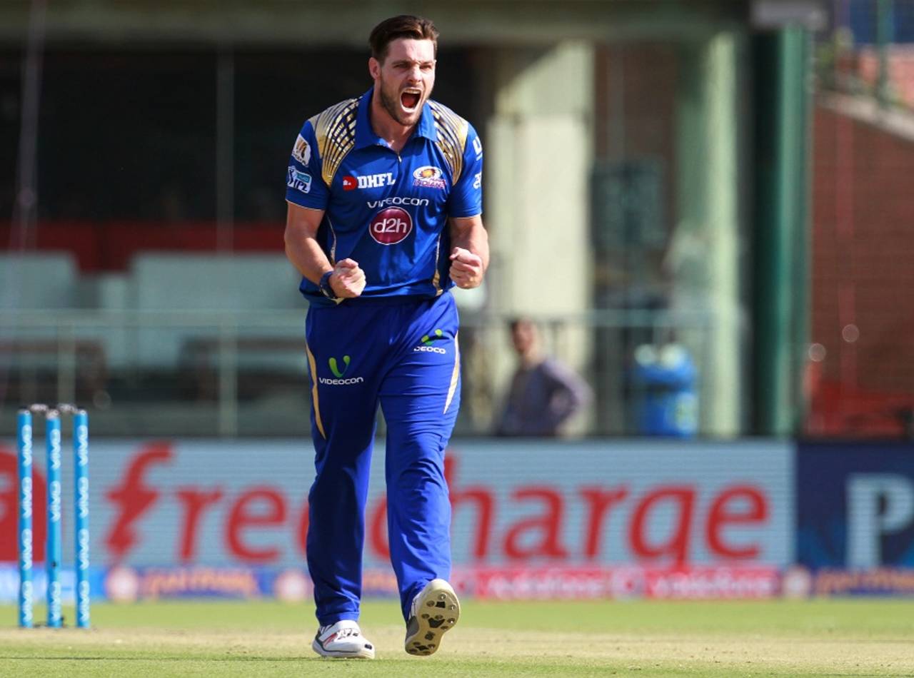 After Rohit Sharma opted to bowl, Mitchell McClenaghan sent the in-form Quinton de Kock back early when the batsman skewed a slog to backward point&nbsp;&nbsp;&bull;&nbsp;&nbsp;BCCI