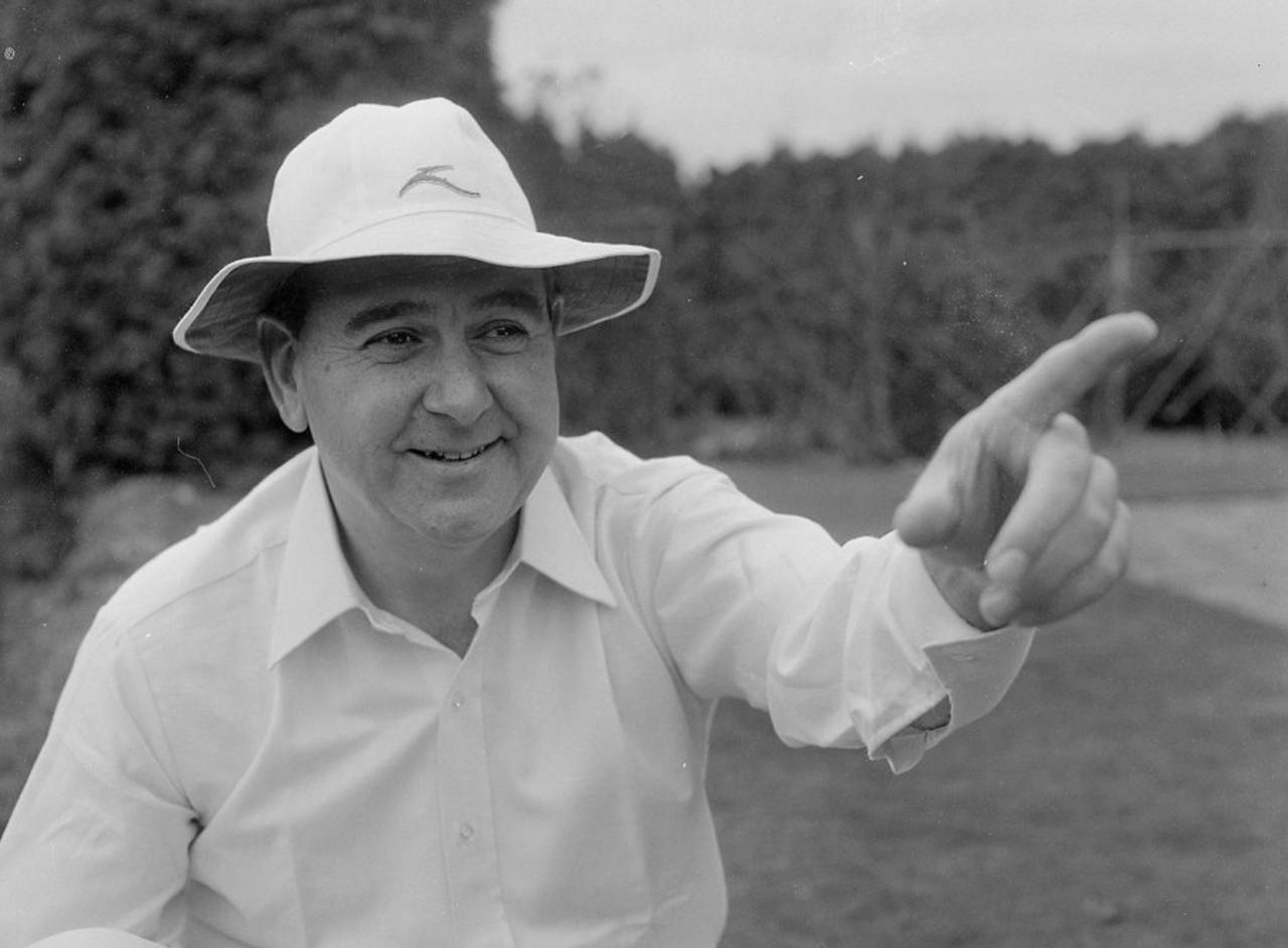 Colin Cowdrey the day before he left England for the Ashes in Australia,  December 6, 1974