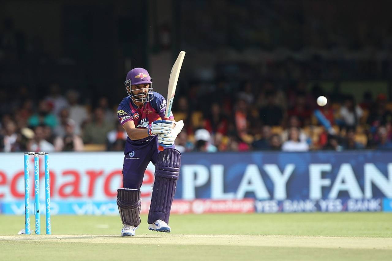 Ajinkya Rahane continued his fine form after Royal Challengers Bangalore asked Rising Pune Supergiants to bat at the Chinnaswamy Stadium&nbsp;&nbsp;&bull;&nbsp;&nbsp;BCCI