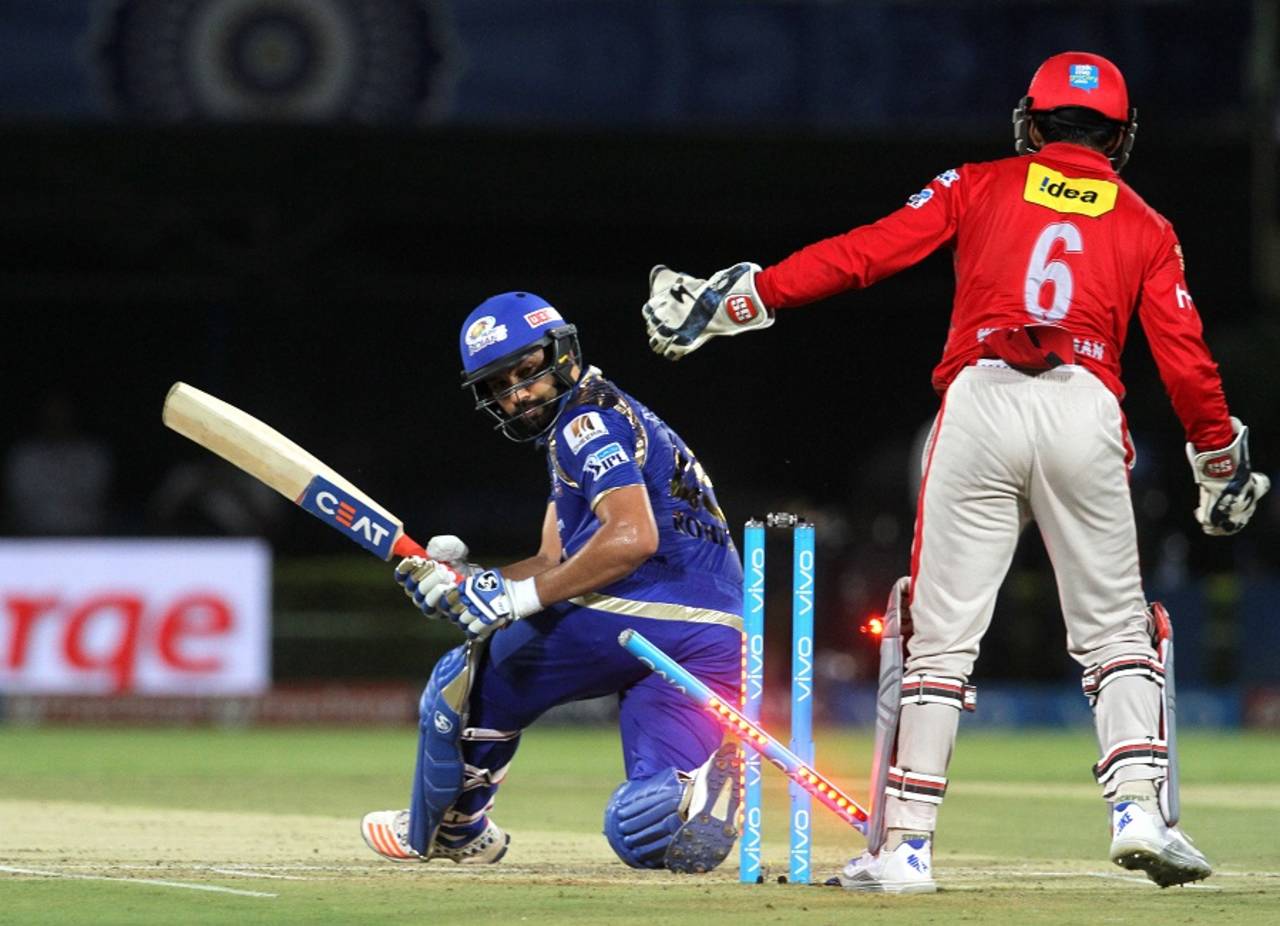 Rohit Sharma on Mumbai Indians' plan in the Powerplay: "We thought we had to bat in the first six overs really well and put pressure on them. That is why we went for shots and by doing that, we lost wickets."&nbsp;&nbsp;&bull;&nbsp;&nbsp;BCCI