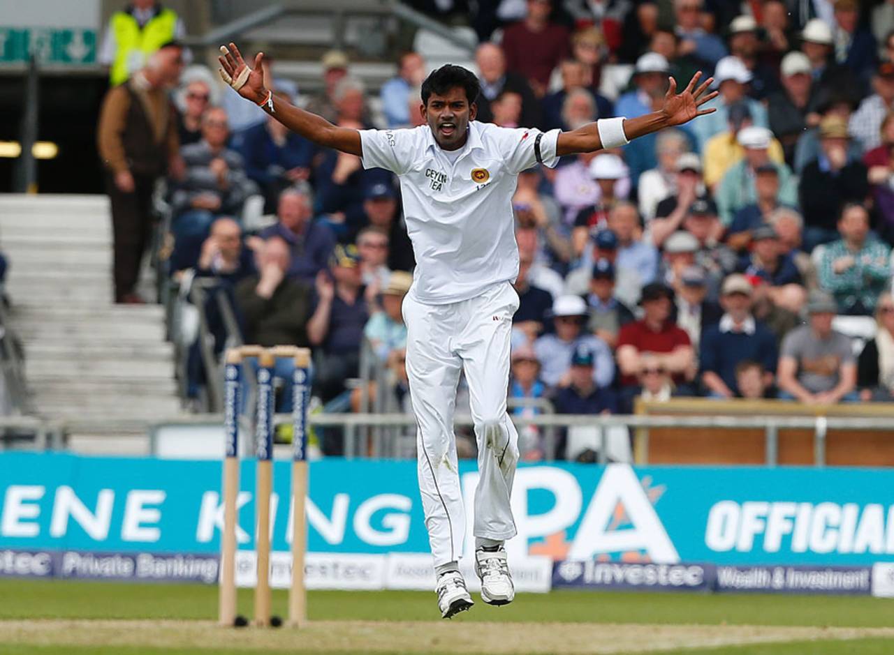 Dushmantha Chameera rattled England's lower order, England v Sri Lanka, 1st Test, Headingley, 2nd day, May 20, 2016