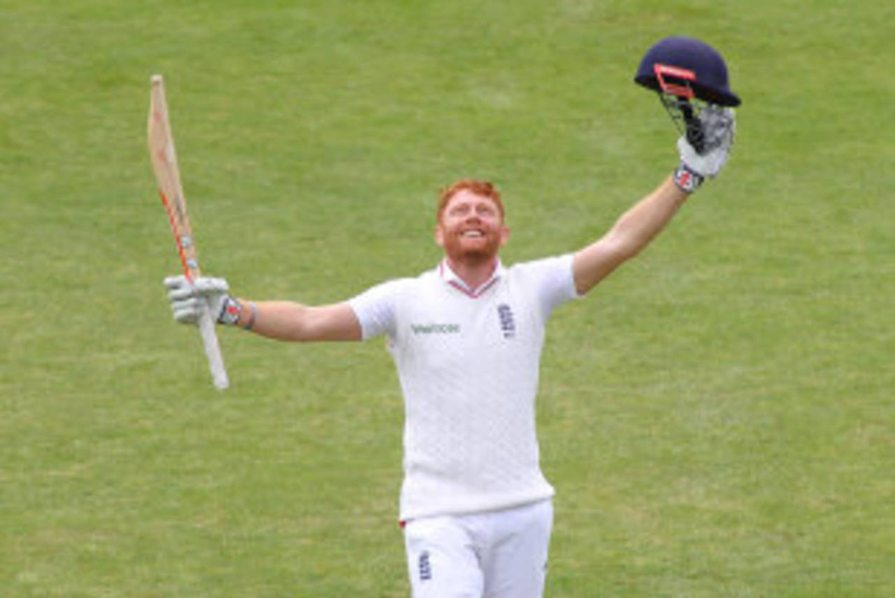 Jonny Bairstow savours a hundred on his home ground&nbsp;&nbsp;&bull;&nbsp;&nbsp;Getty Images