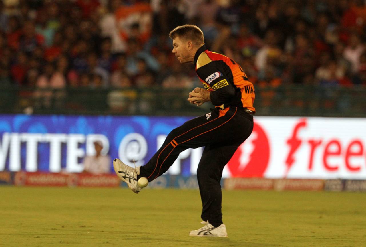David Warner has said he is a 'believer of runs on the board', especially with the extra pressure of playoff games&nbsp;&nbsp;&bull;&nbsp;&nbsp;BCCI