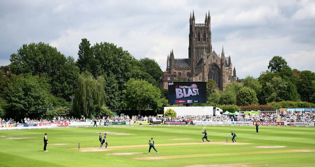 Worcester with T20 in full swing, Worcestershire v Nottinghamshire, NatWest Blast, Worcester, June 18, 2016