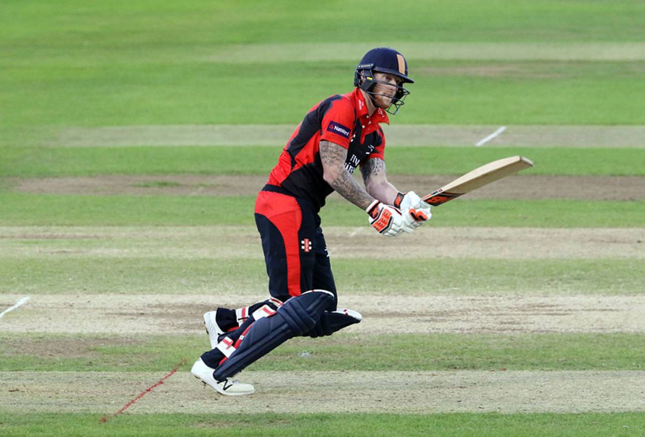 Ben Stokes was dismissed for 5 on his comeback from injury, Durham v Yorkshire, NatWest Blast, Chester-le-Street, June 24, 2016