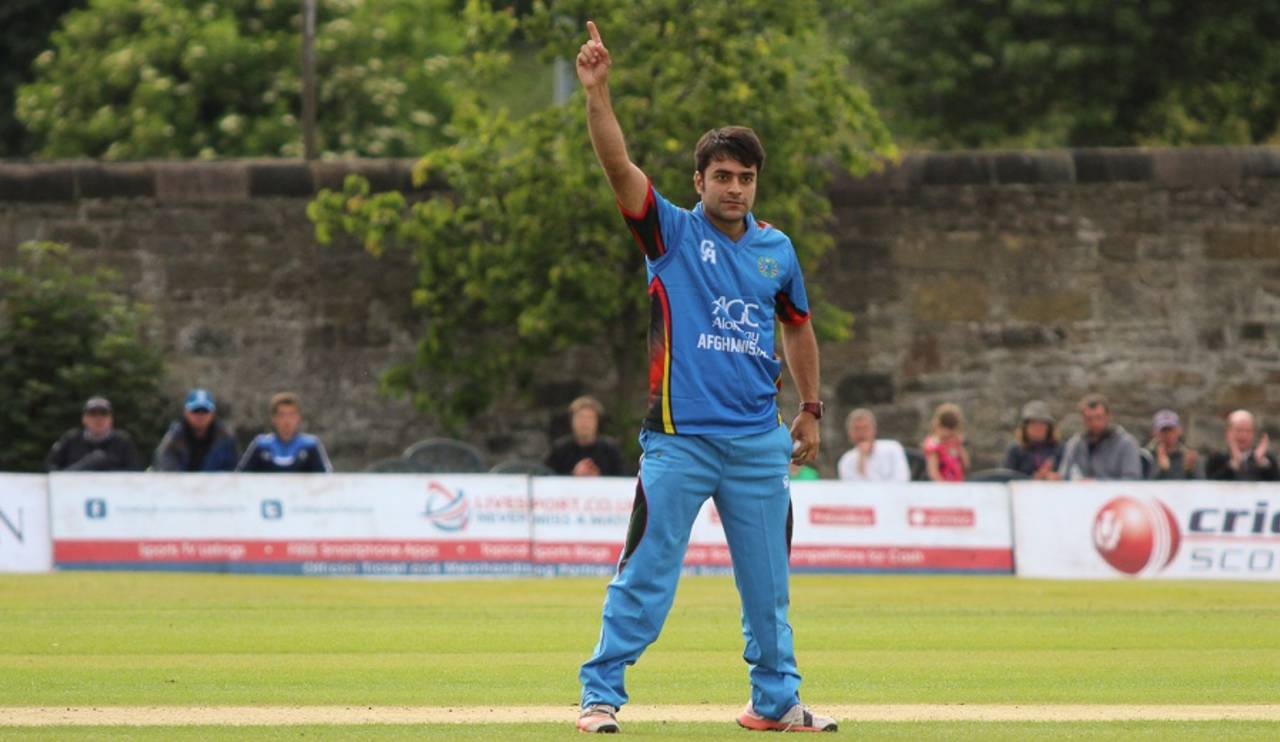 Times two: Rashid Khan's six-for against Ireland recently made it the second such bowling performance in the match&nbsp;&nbsp;&bull;&nbsp;&nbsp;Peter Della Penna/ESPNcricinfo Ltd