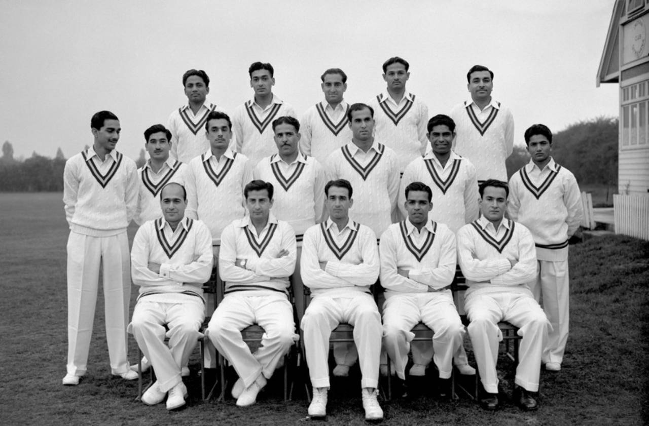 Abdul Kardar (seated third from left) was Pakistan's first Test captain&nbsp;&nbsp;&bull;&nbsp;&nbsp;PA Photos