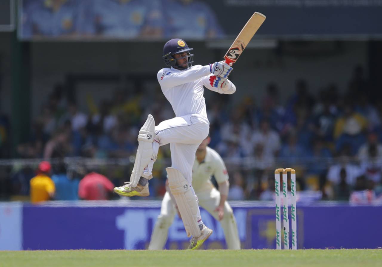 Dhananjaya de Silva pulls with a touch of panache, Sri Lanka v Australia, 3rd Test, SSC, 1st day, August 13, 2016