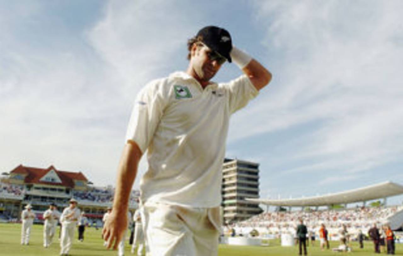 Chris Cairns bows out of Test cricket, England v New Zealand, 3rd Test, Trent Bridge, Fifth day, June 13, 2004