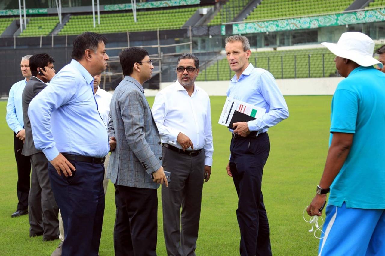 The ECB's three-member delegation inspected venues in Mirpur, Chittagong and Fatullah&nbsp;&nbsp;&bull;&nbsp;&nbsp;Raton Gomes/BCB