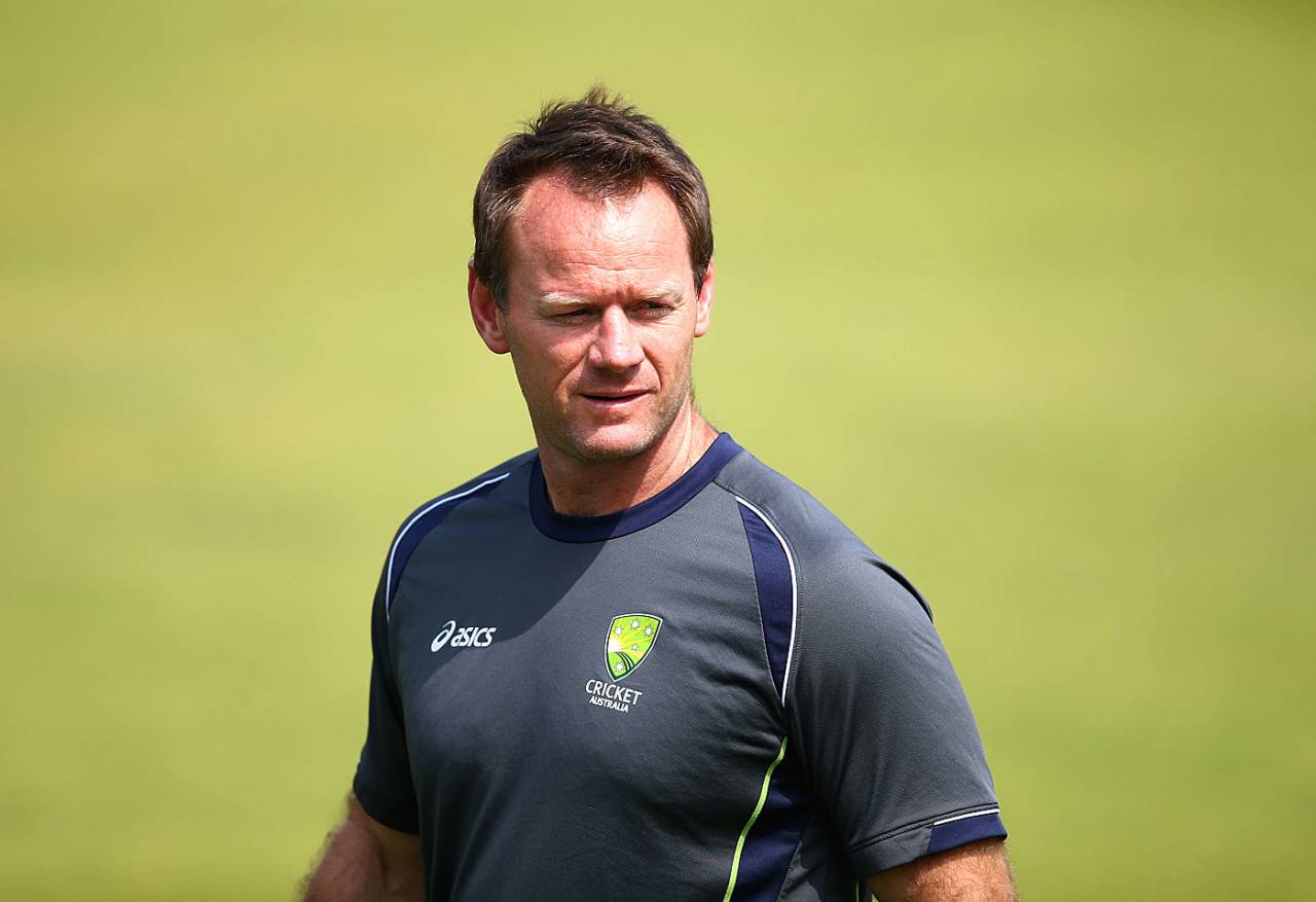 Pat Howard looks on during training, Trent Bridge, July 8, 2013