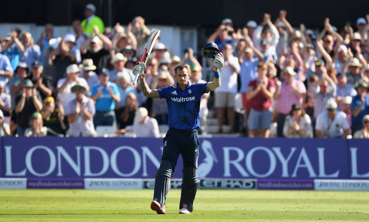 Alex Hales made 171 before he was dismissed in the 37th over. He could have made 250&nbsp;&nbsp;&bull;&nbsp;&nbsp;Getty Images