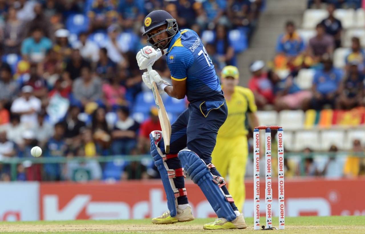 Danushka Gunathilaka, one of four changes to Sri Lanka's XI, got the hosts off to a solid start in the fifth ODI&nbsp;&nbsp;&bull;&nbsp;&nbsp;AFP