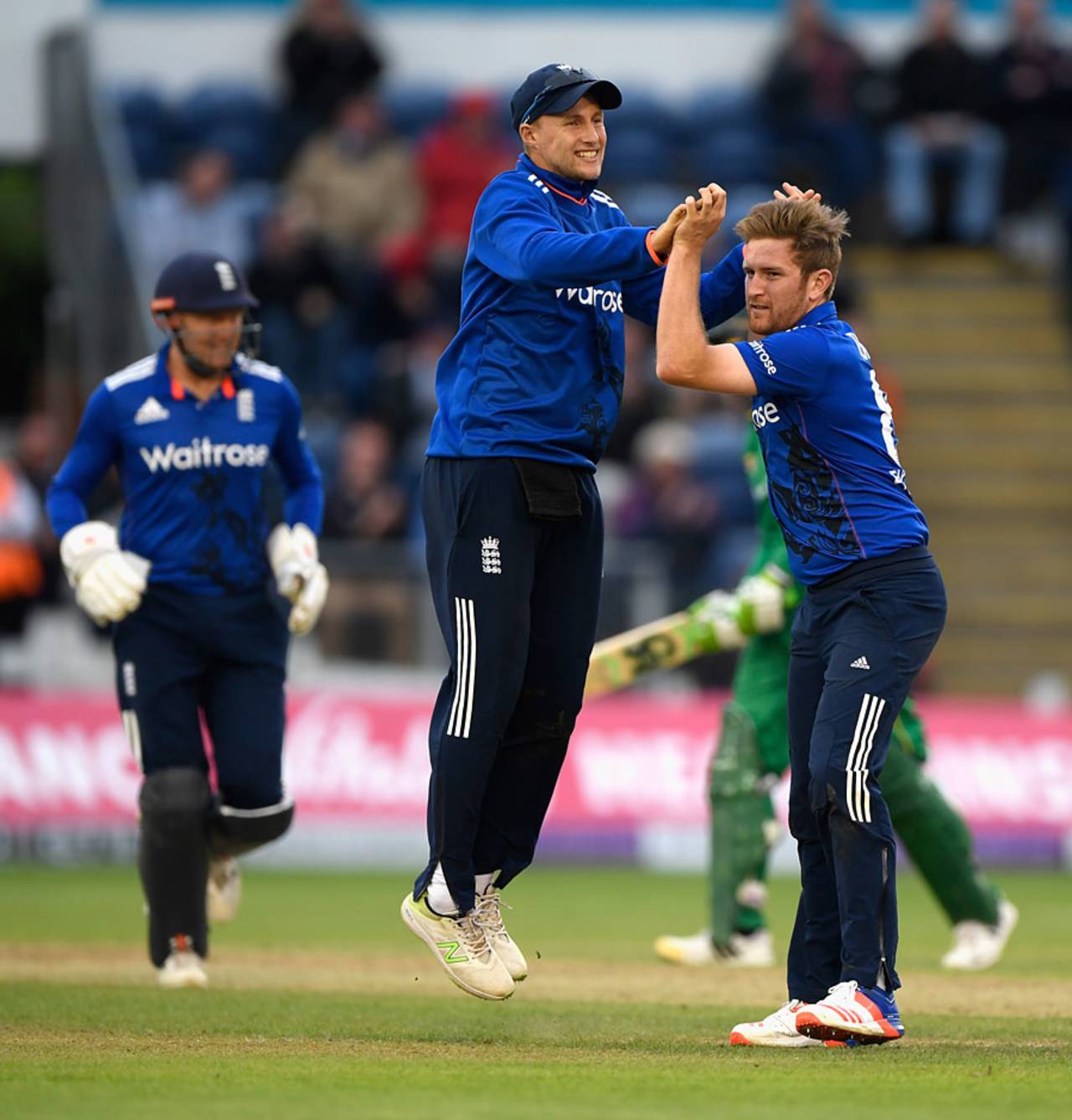 Liam Dawson celebrates a wicket against Pakistan earlier this year&nbsp;&nbsp;&bull;&nbsp;&nbsp;Getty Images
