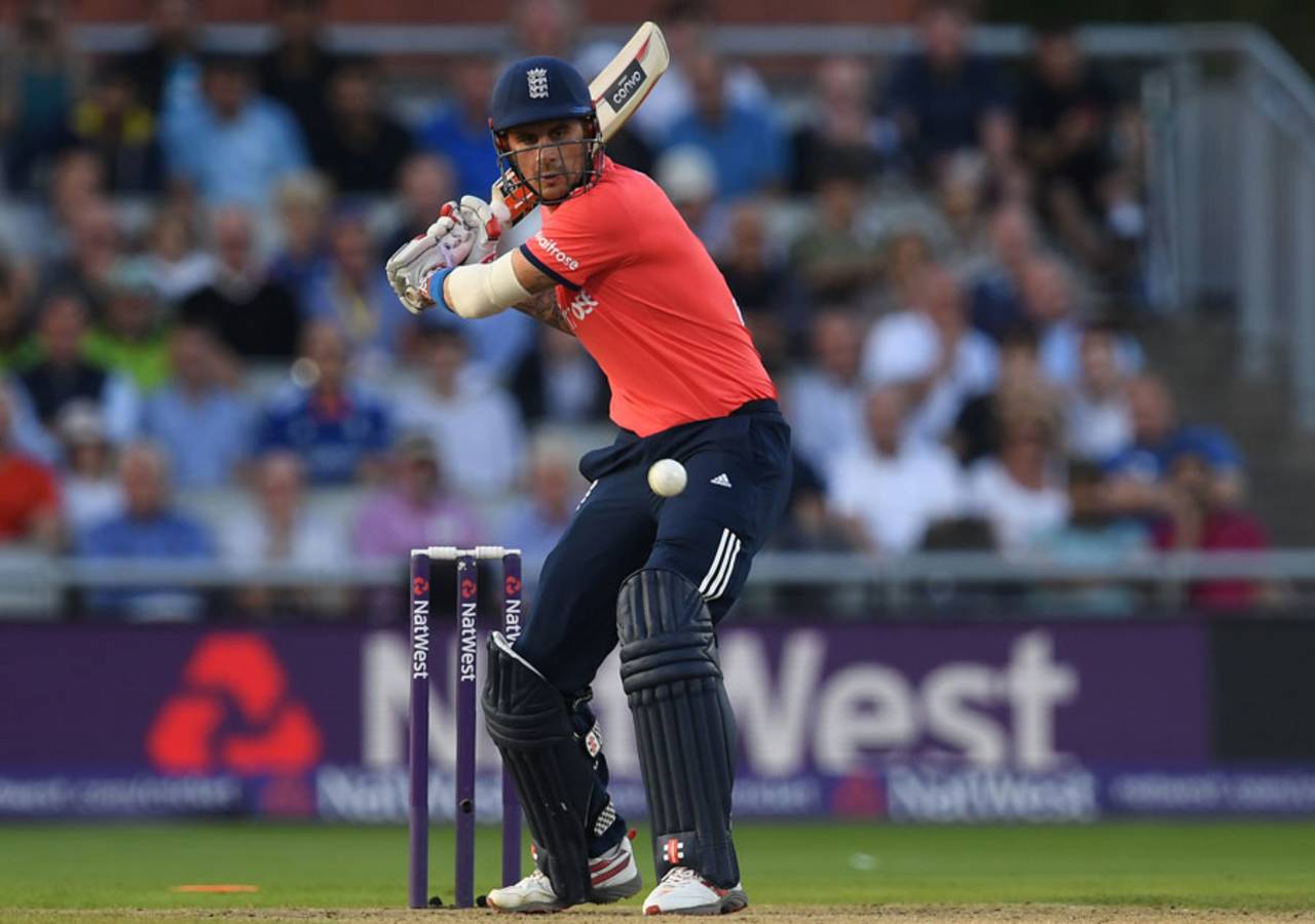 Alex Hales launched England's evening by cracking 37 from 26 balls&nbsp;&nbsp;&bull;&nbsp;&nbsp;AFP