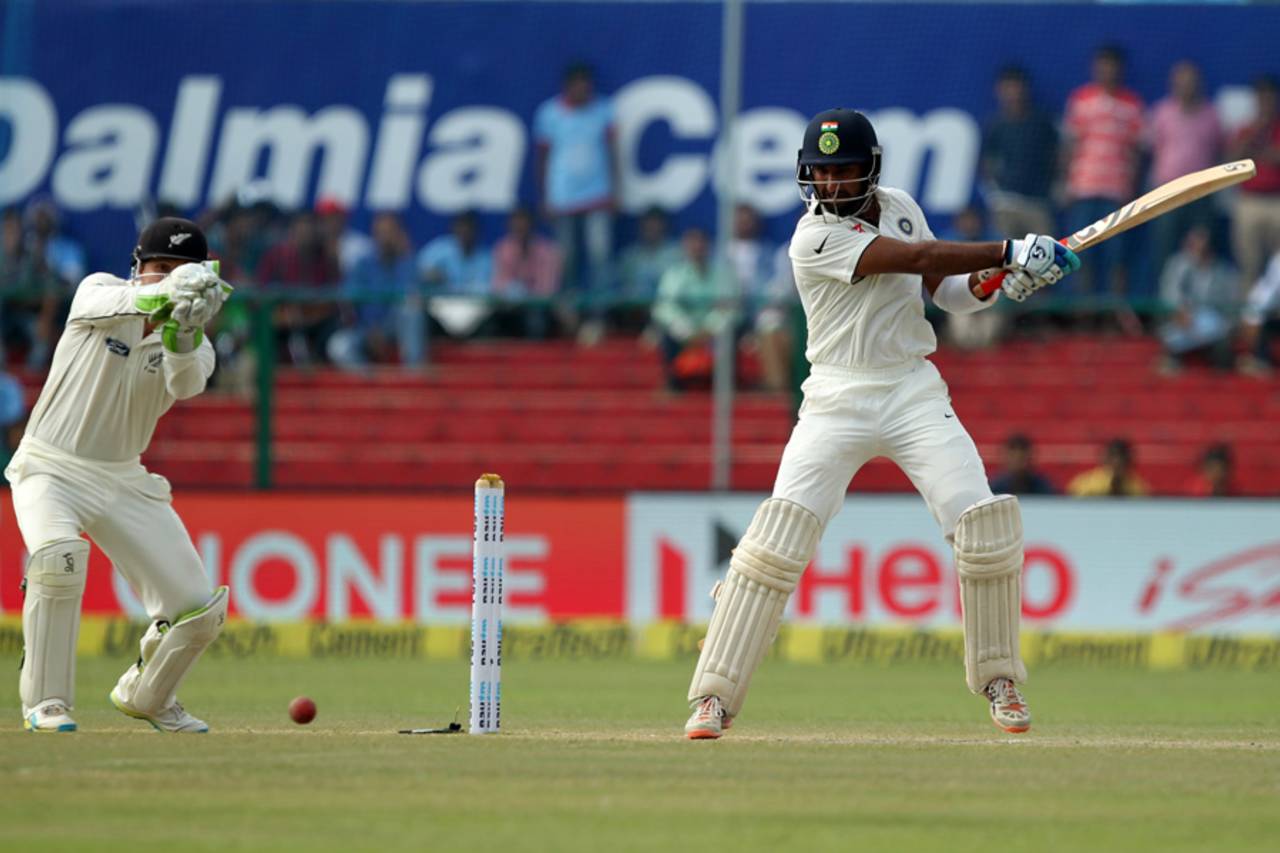 By playing the late cut, Cheteshwar Pujara forces the bowler to rethink his field&nbsp;&nbsp;&bull;&nbsp;&nbsp;BCCI