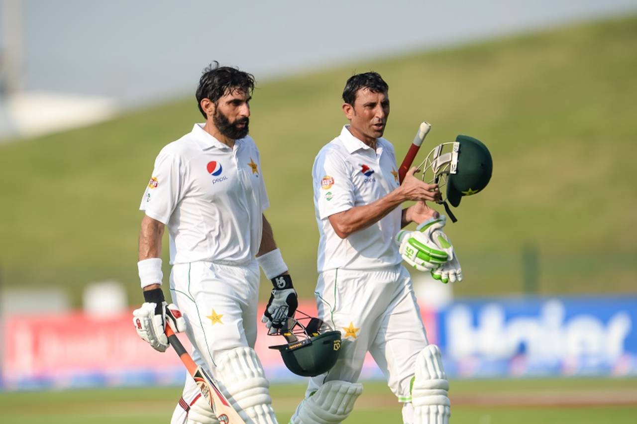 Under Misbah-ul-Haq's captaincy, Younis Khan scored nearly 5000 runs and more than doubled his century count&nbsp;&nbsp;&bull;&nbsp;&nbsp;Getty Images