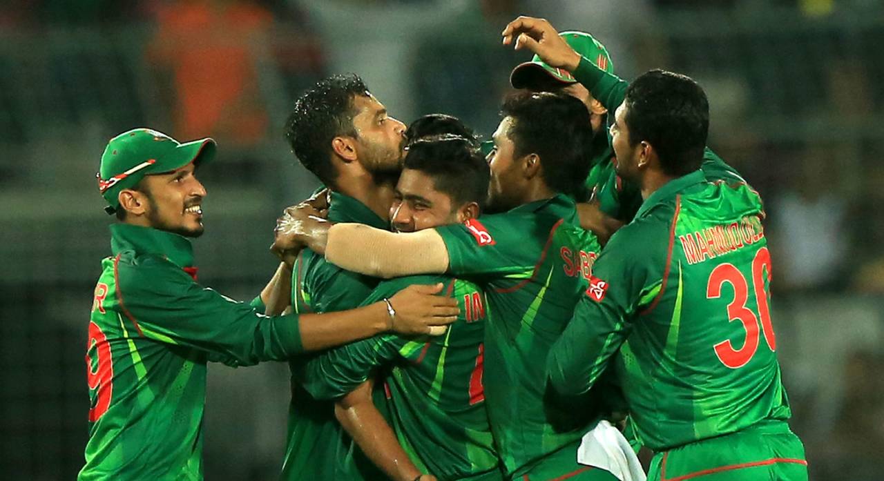 Mash-up: Mortaza is like an older brother to several of his Bangladesh team-mates, who feel he inspires them and looks out for them&nbsp;&nbsp;&bull;&nbsp;&nbsp;AFP