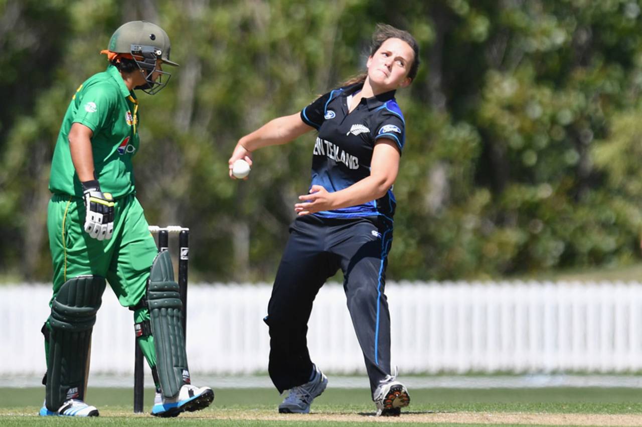 In seven ODIs so far, Amelia Kerr has taken ten wickets, including two four-fors&nbsp;&nbsp;&bull;&nbsp;&nbsp;Getty Images