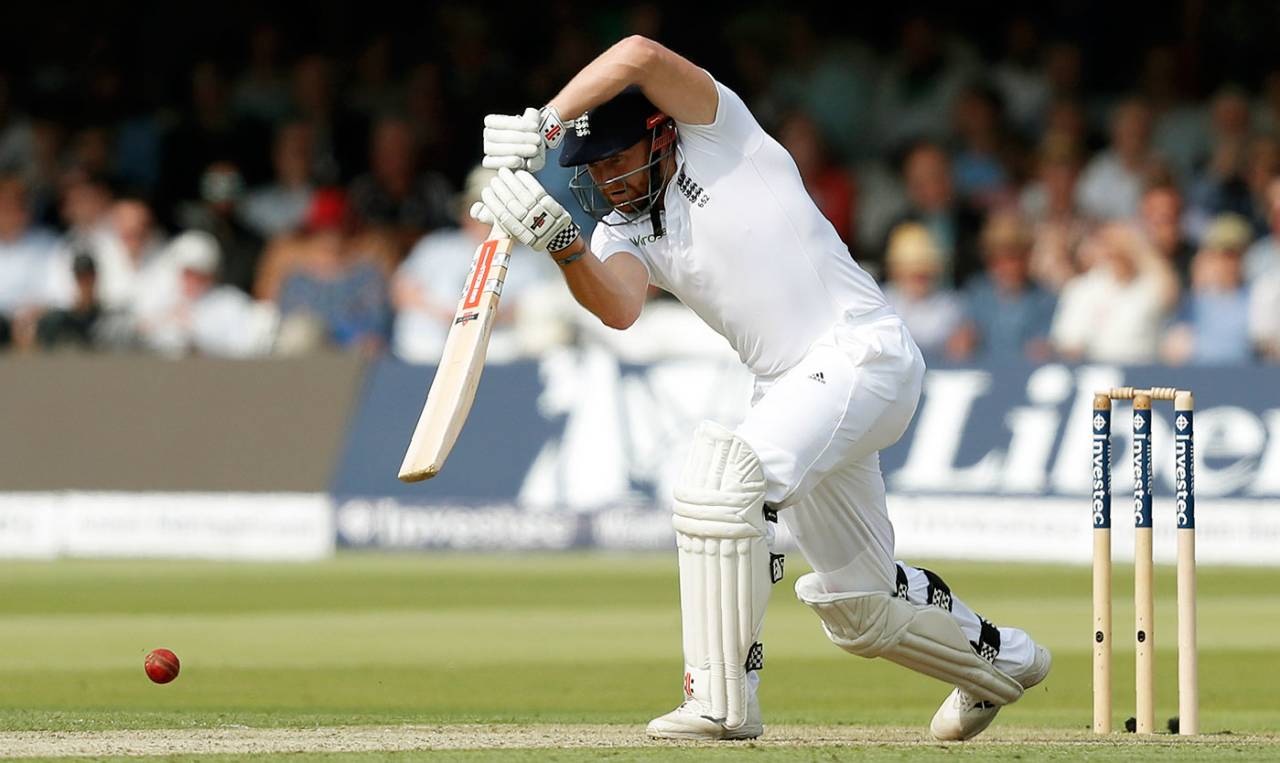 Jonny Bairstow drives, England v Sri Lanka, 3rd Investec Test, Lord's, 1st day, June 9, 2016
