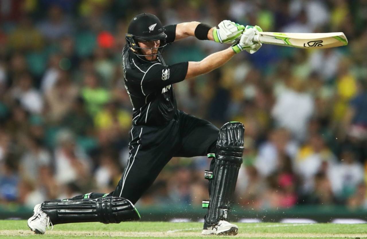 File photo - Martin Guptill hammered 15 fours and three sixes in his 105-ball 112&nbsp;&nbsp;&bull;&nbsp;&nbsp;Getty Images