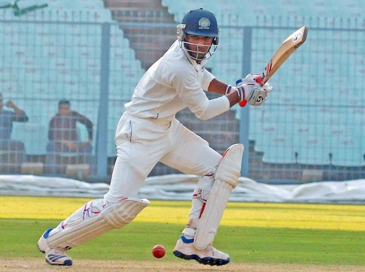File photo - Nitin Saini struck at 88.88 as he brought up his 13th first-class ton after Haryana bowled Tripura out cheaply&nbsp;&nbsp;&bull;&nbsp;&nbsp;PTI 