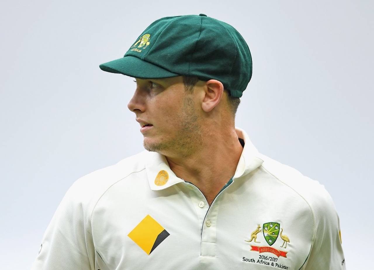 Hilton Cartwright on the field during the Melbourne Test, Australia v Pakistan, 2nd Test, Melbourne, December 27, 2016