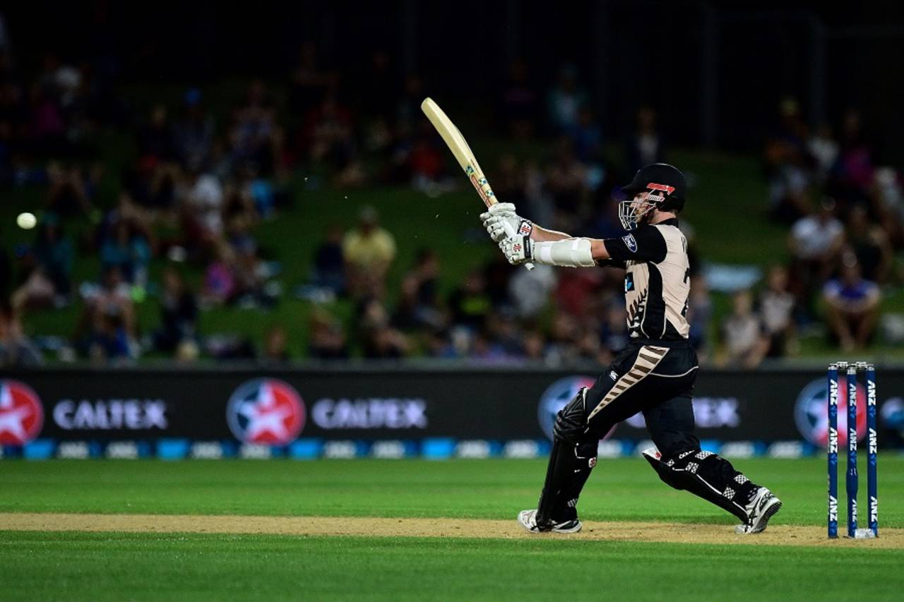 Kane Williamson twice skied the ball over the heads of outfielders during the course of his unbeaten 73&nbsp;&nbsp;&bull;&nbsp;&nbsp;AFP