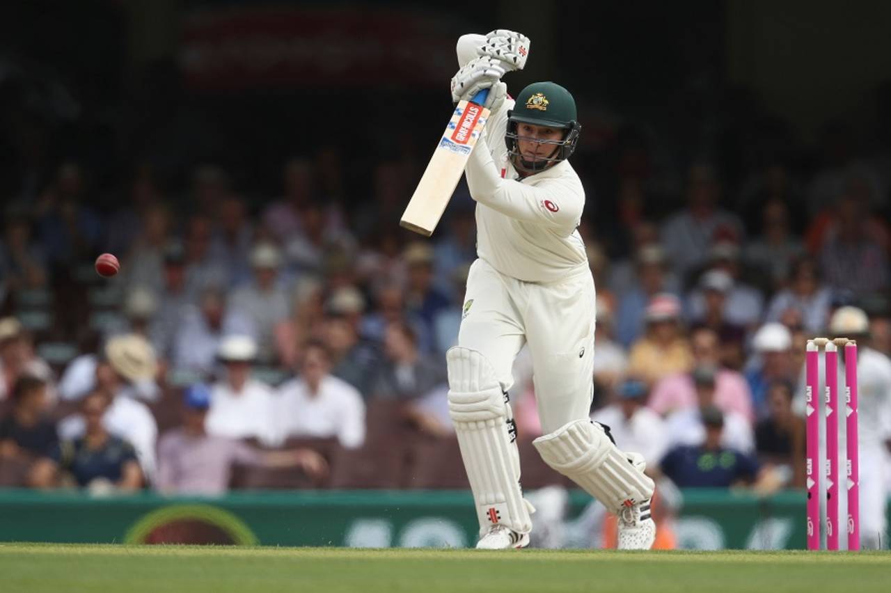Matt Renshaw punches down the ground, Australia v Pakistan, 3rd Test, Sydney, 2nd day, January 4, 2017
