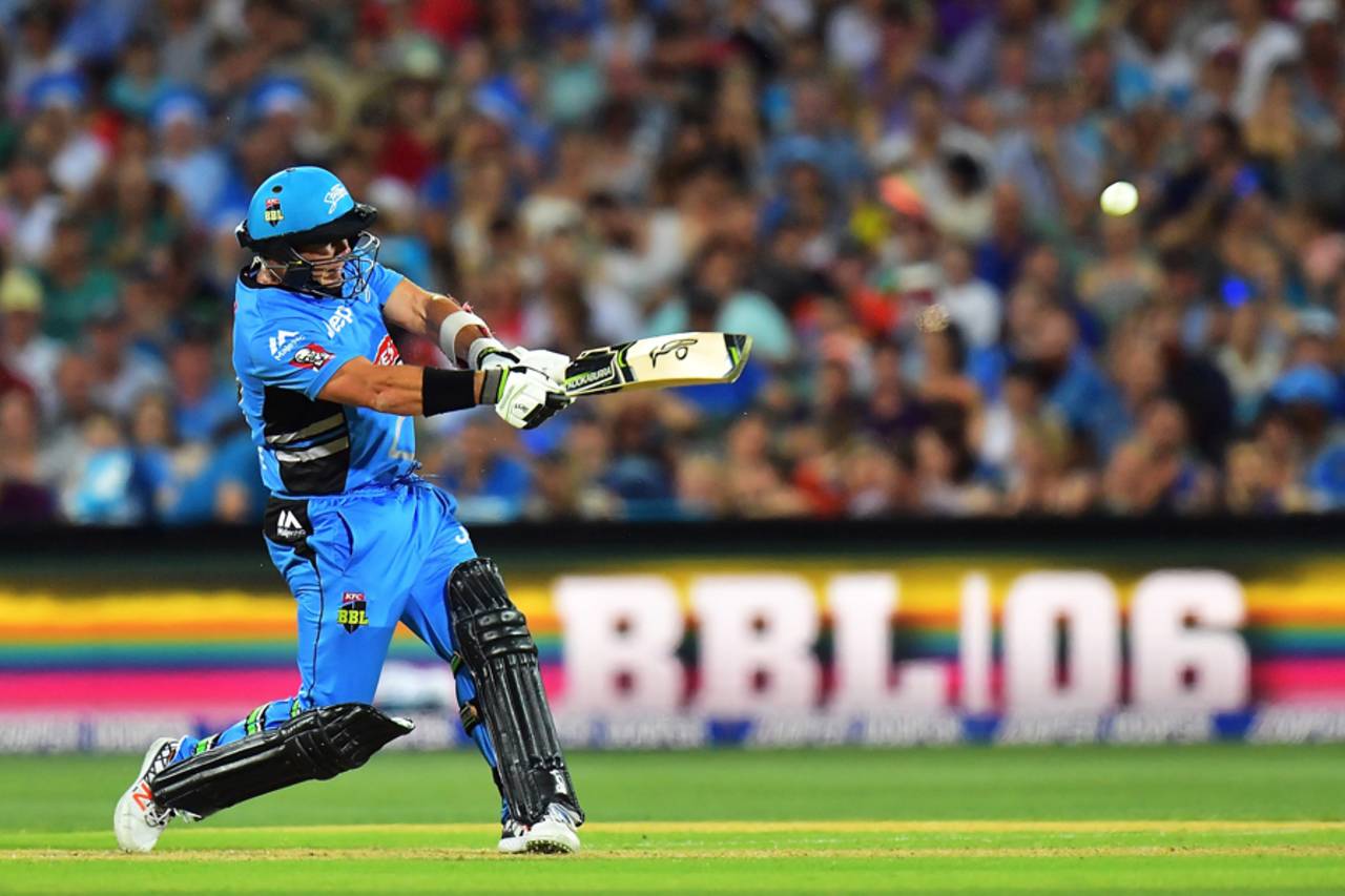 Data mining suggests Brad Hodge is one of three batsmen in the Adelaide Strikers' middle order who starts his T20 innings slowly&nbsp;&nbsp;&bull;&nbsp;&nbsp;Cricket Australia