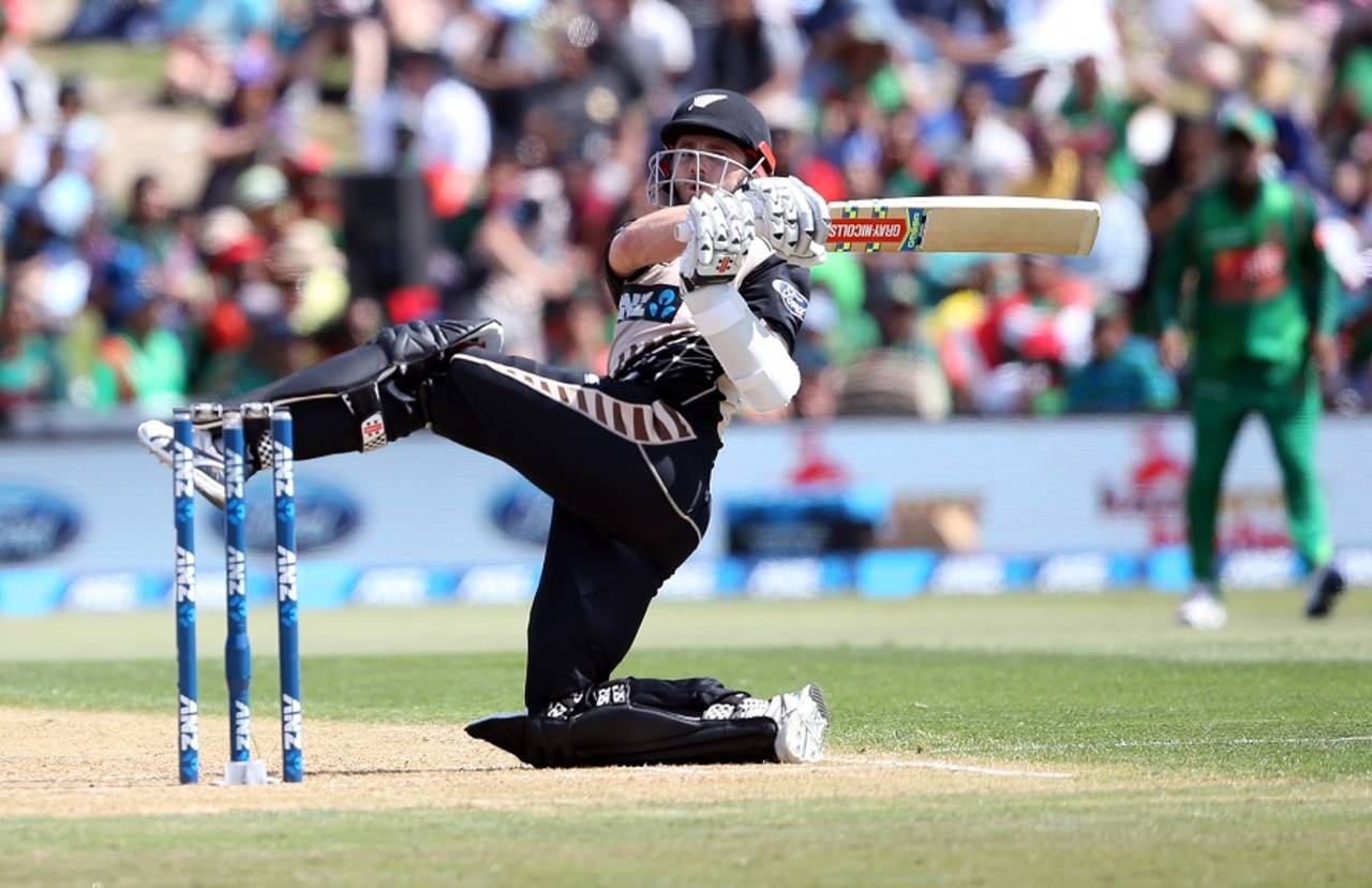 Kane Williamson pulled out all the stops, New Zealand v Bangladesh, 3rd T20I, Mount Maunganui, January 8, 2017