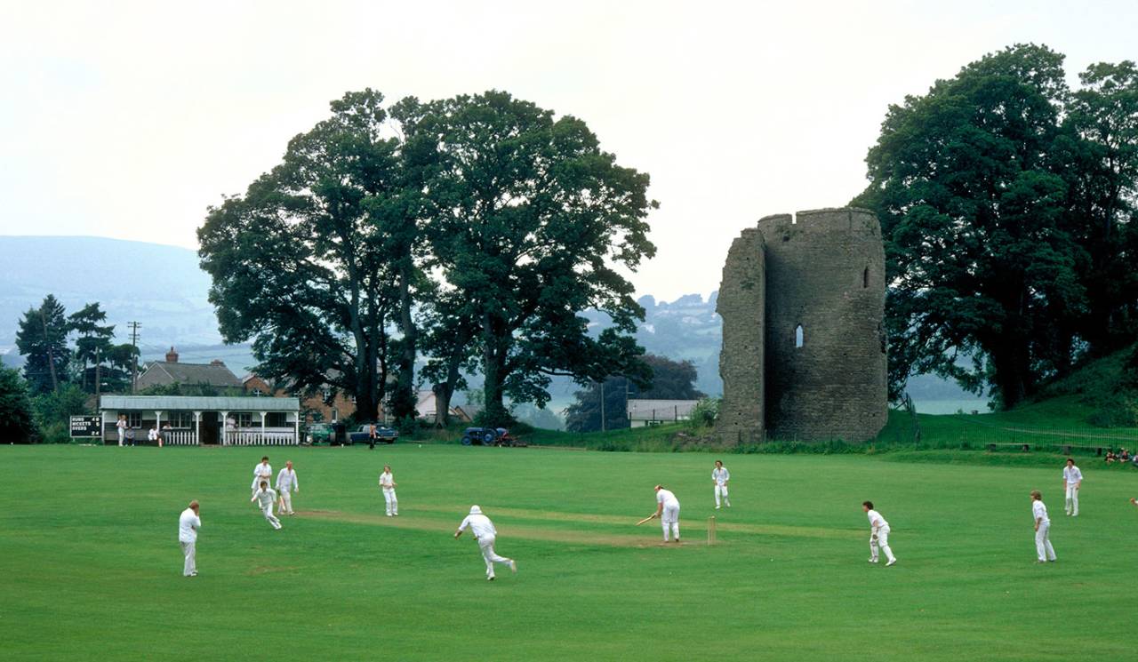 A village cricket match in Wales