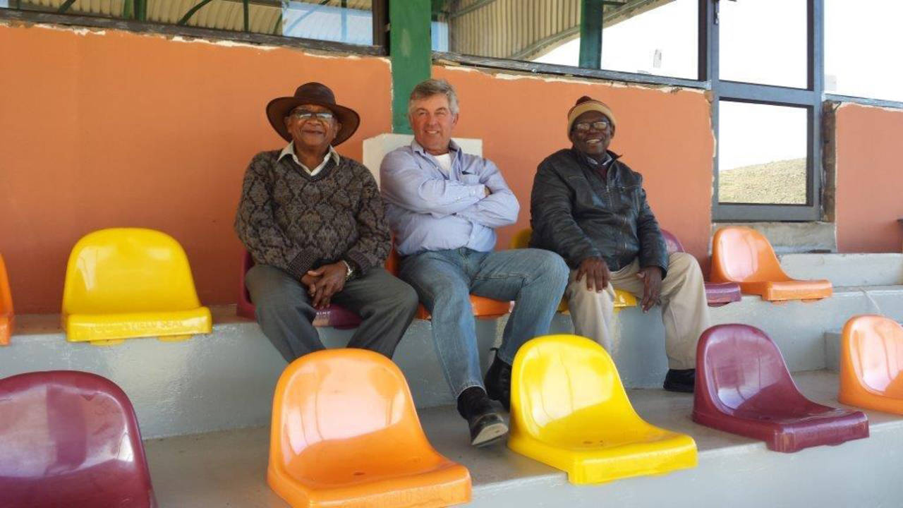 From left: Mthetheleli Ngumbela, Stephanus Malan and Foster Tshona