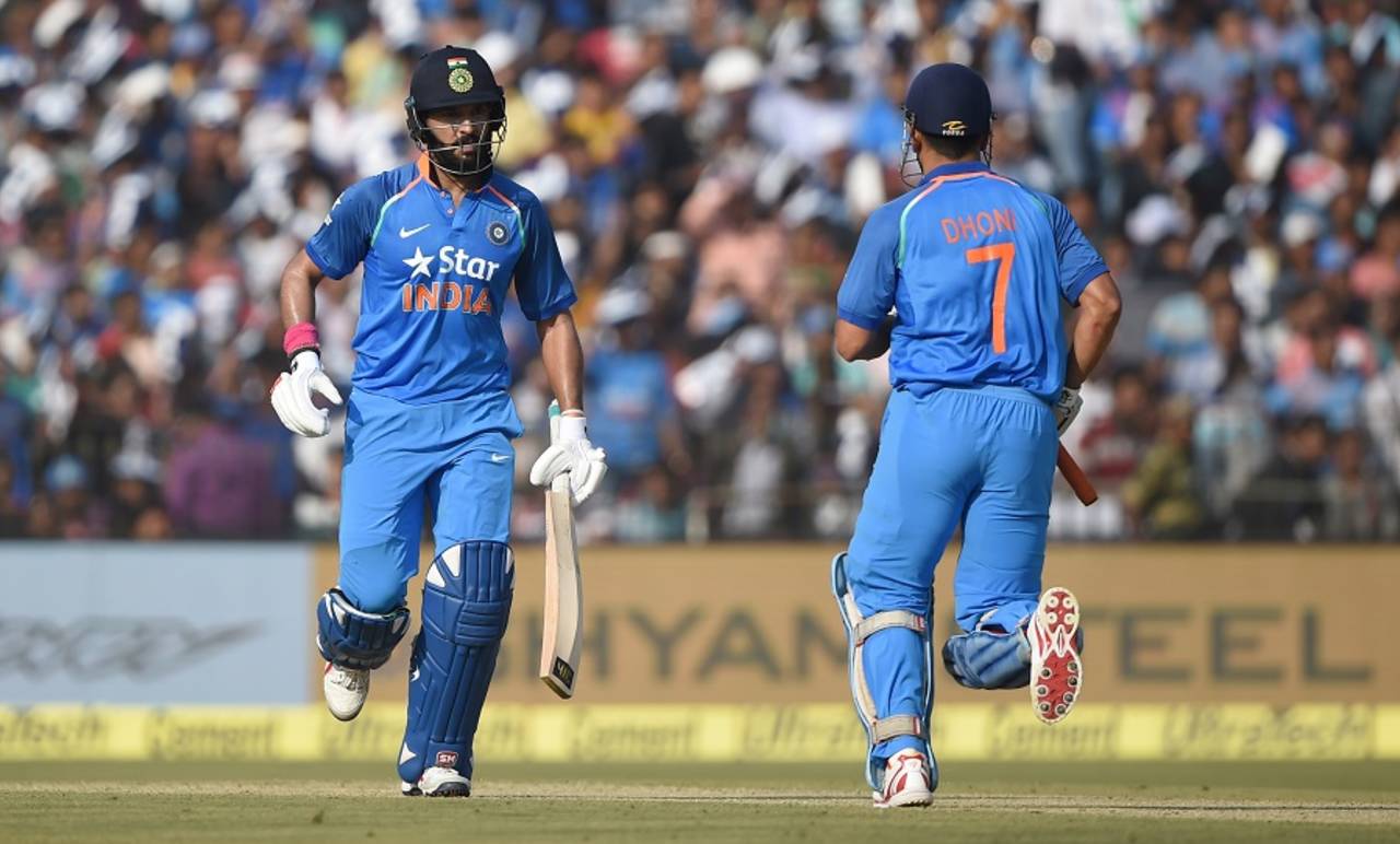 MS Dhoni and Yuvraj Singh led India's recovery, India v England, 2nd ODI, Cuttack, January 19, 2017