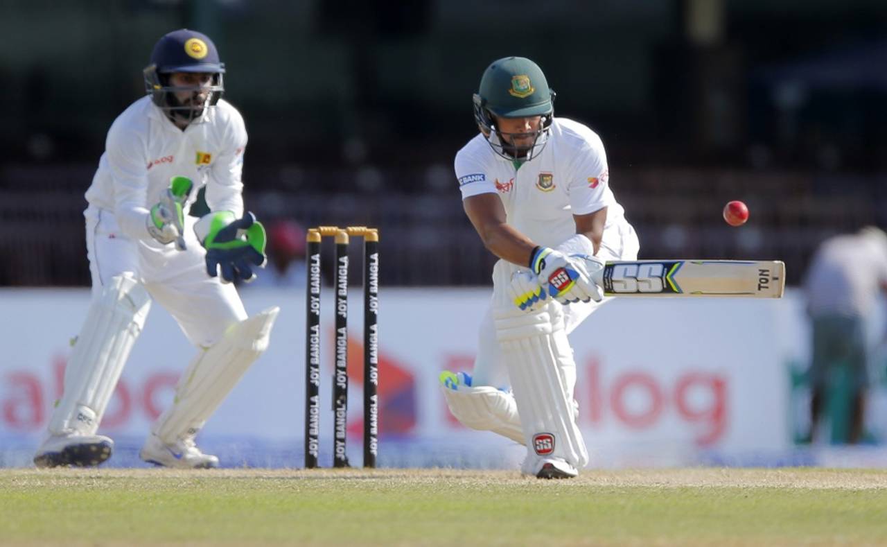 Sabbir Rahman was among Bangladesh's batsmen to fall softly towards the close of play&nbsp;&nbsp;&bull;&nbsp;&nbsp;Associated Press